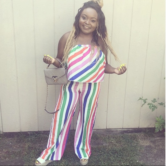 Rainbow Jumpsuit ❤️🧡💛💚💙 - Picture 1 of 4